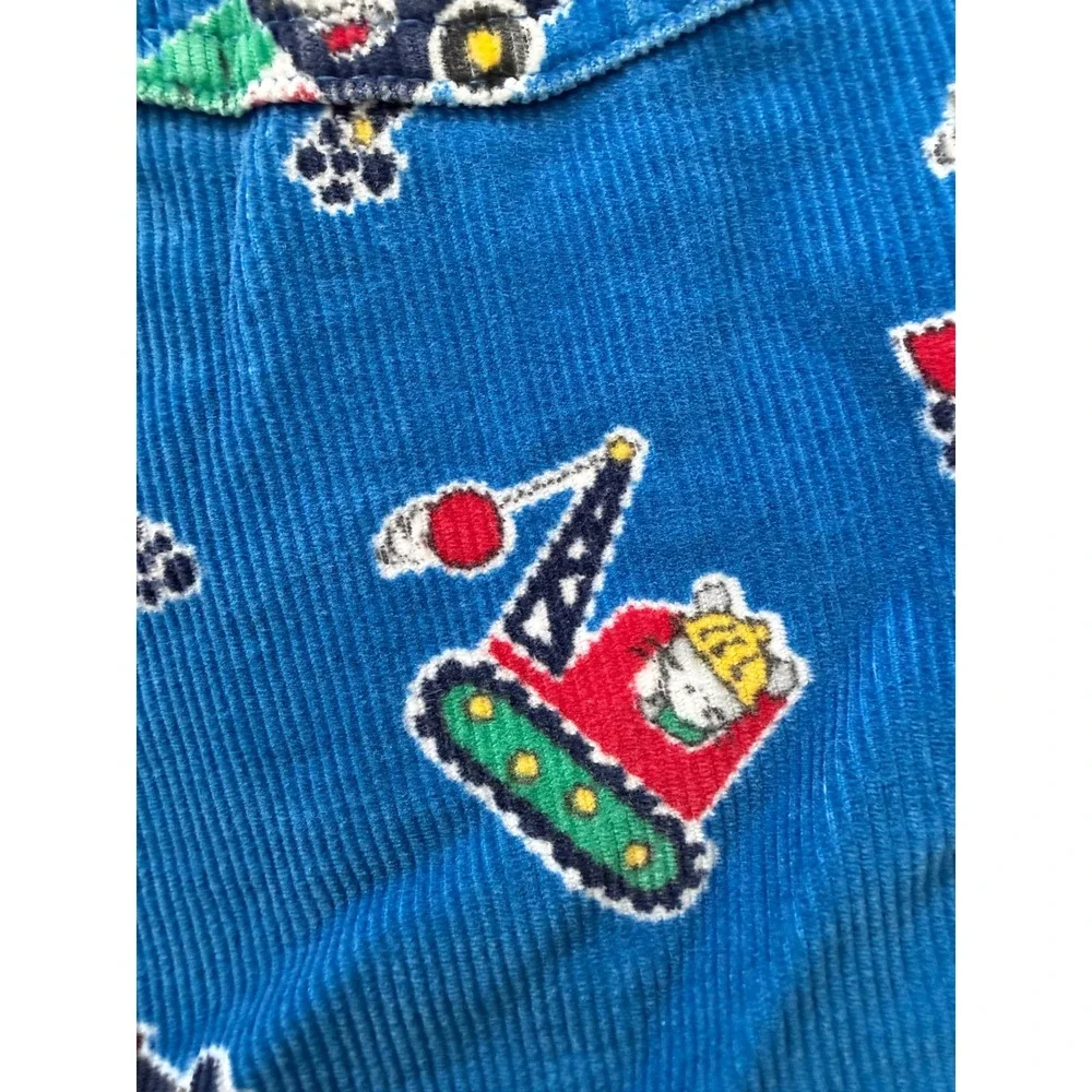 Vintage OshKosh B'gosh 3T Mice at Work Construction Corduroy Overalls